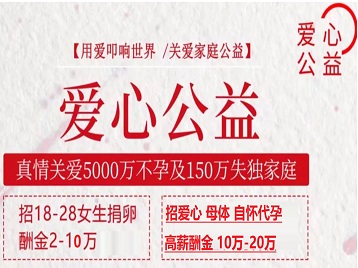 金秀捐卵助孕生子 爱心志愿者招募